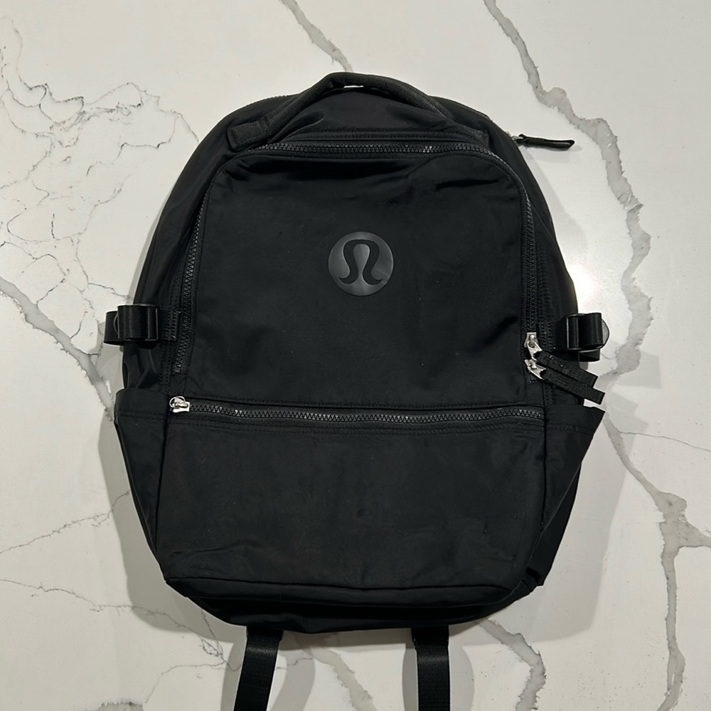 Authentic black Lululemon backpack